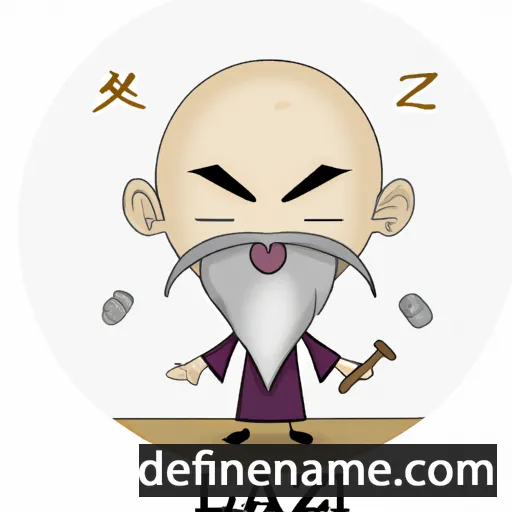 Laozi cartoon