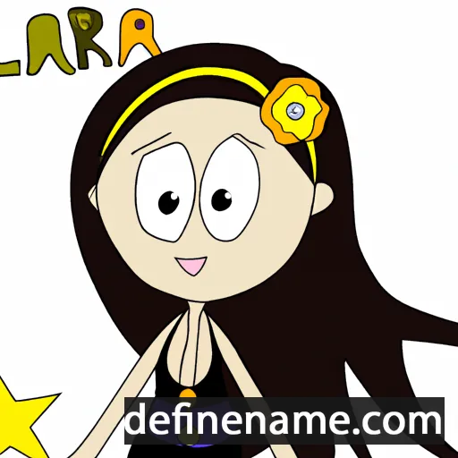 cartoon of the name Lara