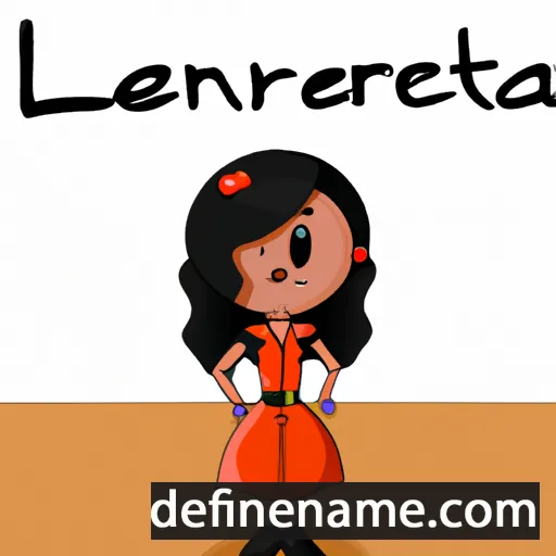 Larentia cartoon