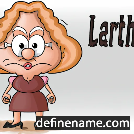 Laretta cartoon