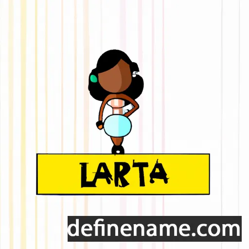 Larita cartoon