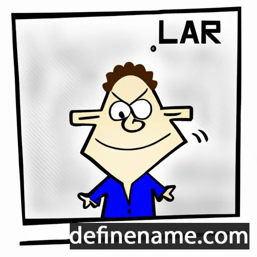 Larz cartoon