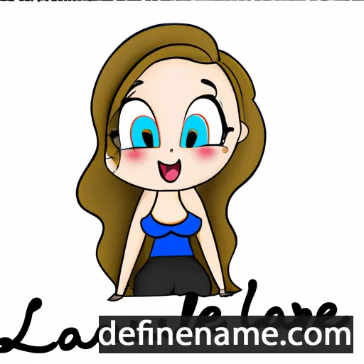 Lauralee cartoon