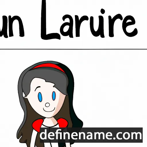 Lauraline cartoon