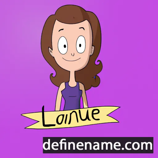 Laurane cartoon