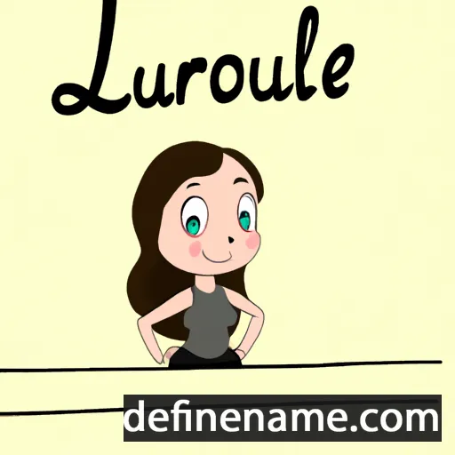 Laurélie cartoon