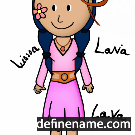 Lavaina cartoon