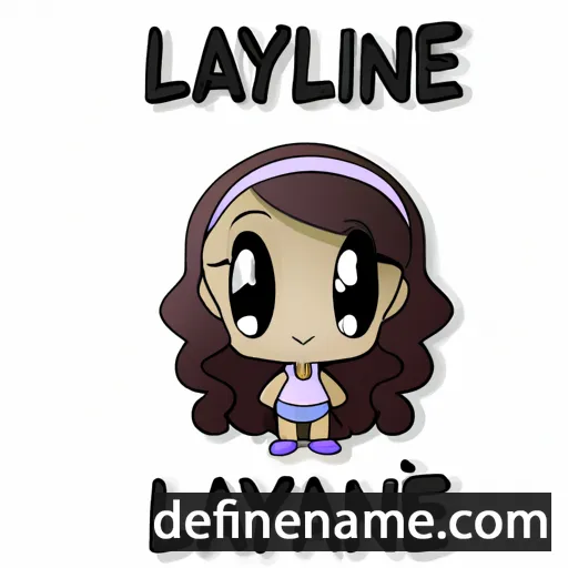 Laylanie cartoon