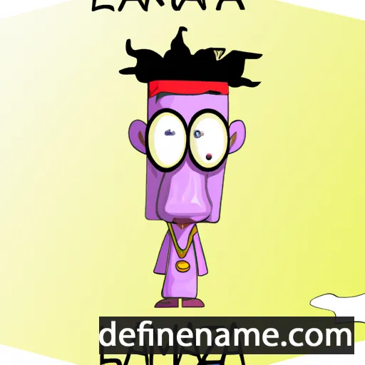 Lazamaniraka cartoon