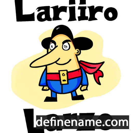 Lazarillo cartoon