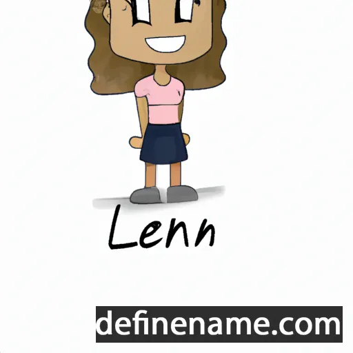 Léanna cartoon