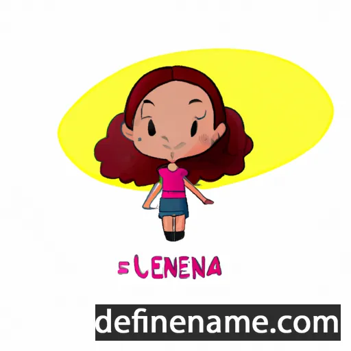 Lénia cartoon