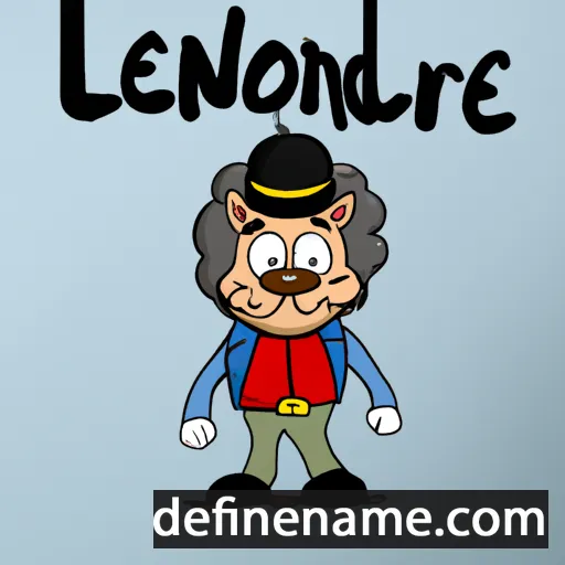 Léonarde cartoon