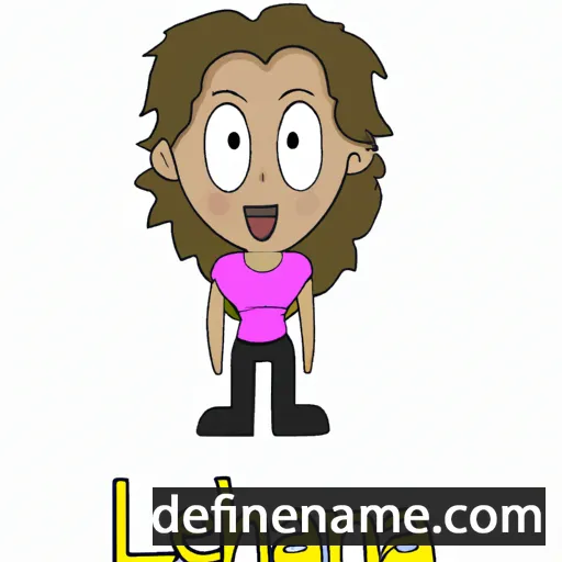 Leahanna cartoon