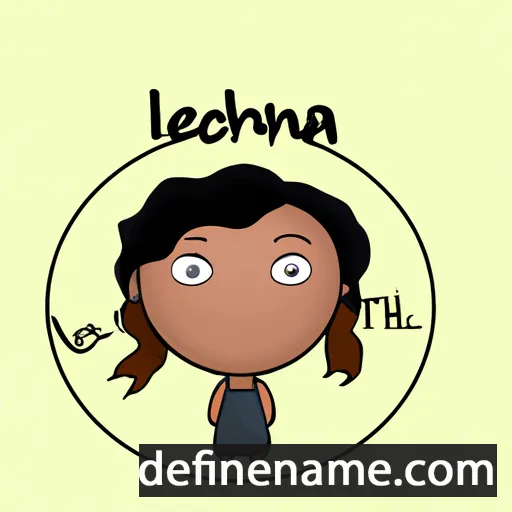 Leahnia cartoon