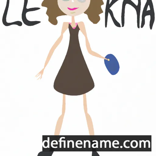 Leakena cartoon