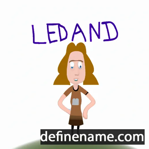 Leanda cartoon