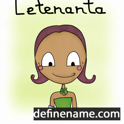 Leanetta cartoon