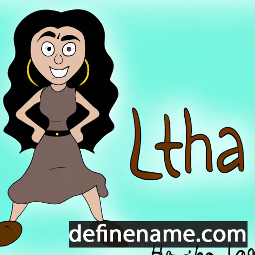 Leatha cartoon