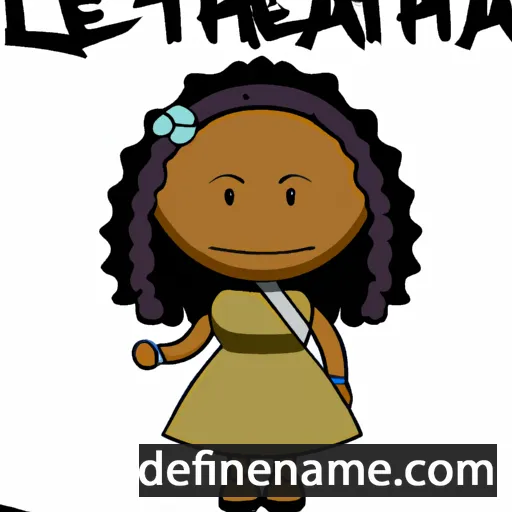 Leathia cartoon