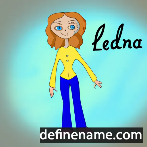 Ledina cartoon