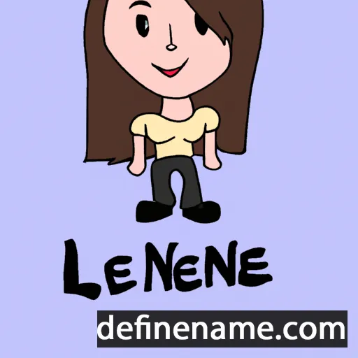 Leeanne cartoon