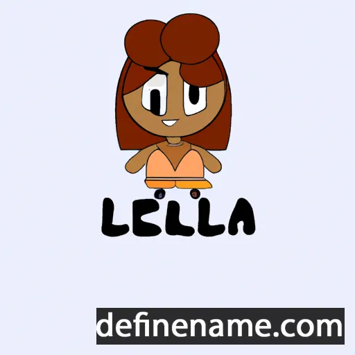 cartoon of the name Leela