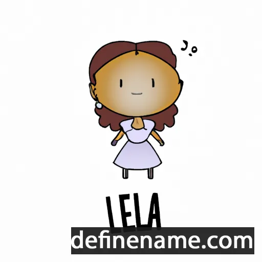 Leelia cartoon