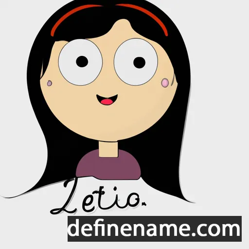 Leïticia cartoon