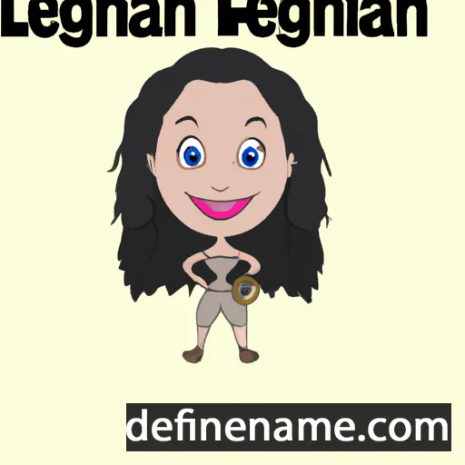 Leighana cartoon