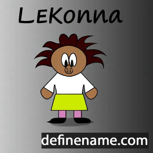 Leikona cartoon