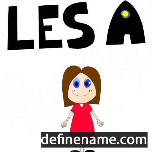 Leisa cartoon