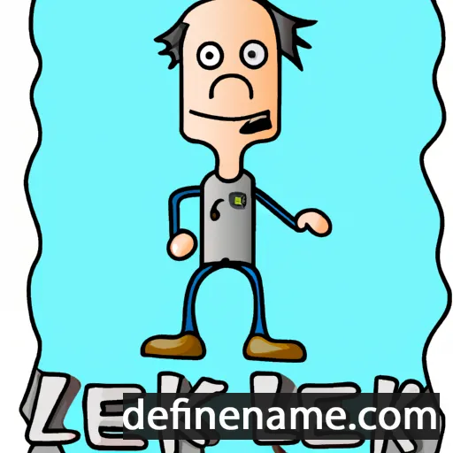 cartoon of the name Lek