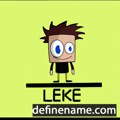 Lekë cartoon