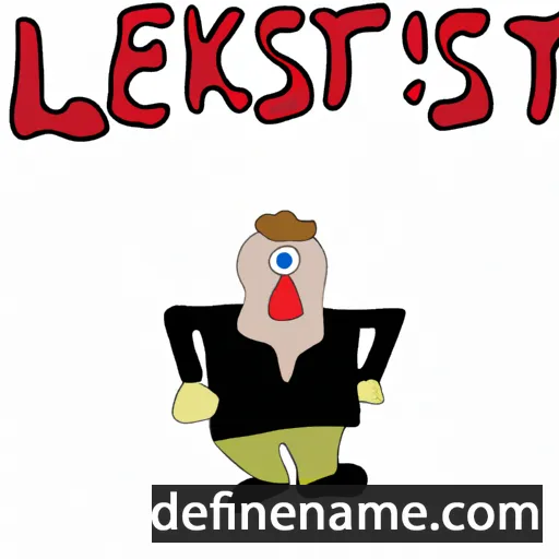 Leksten cartoon