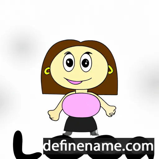 cartoon of the name Lela