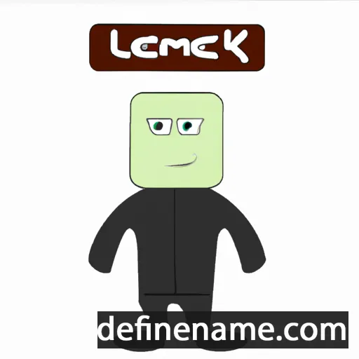 cartoon of the name Lemek