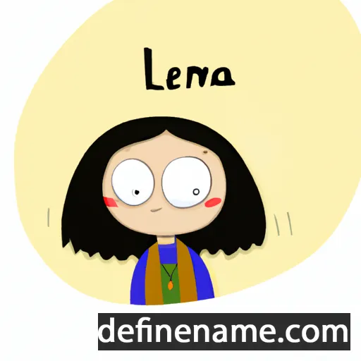 cartoon of the name Lemira