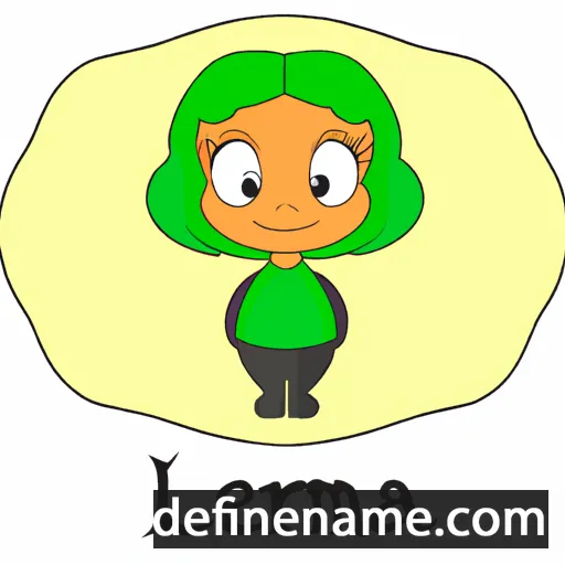 cartoon of the name Lemira