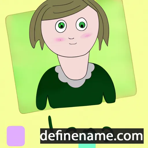 cartoon of the name Lena