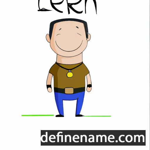 Lenar cartoon