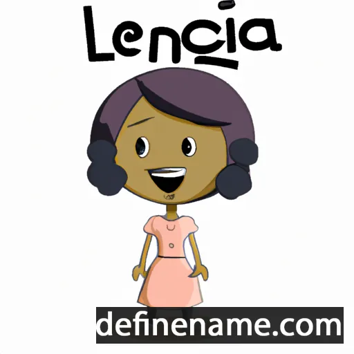 Lencia cartoon