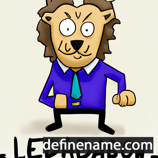 Leobard cartoon