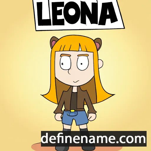 Leonara cartoon