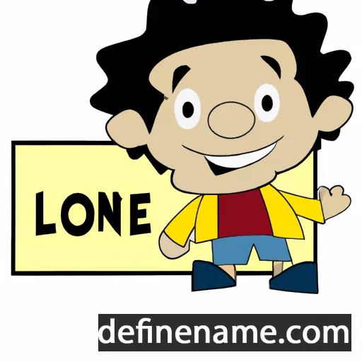 cartoon of the name Leonel