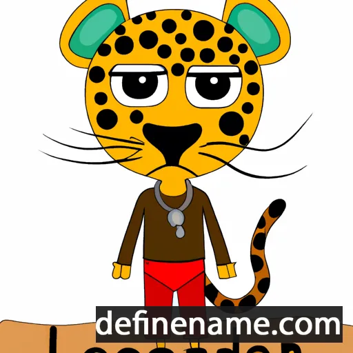 Leopard cartoon