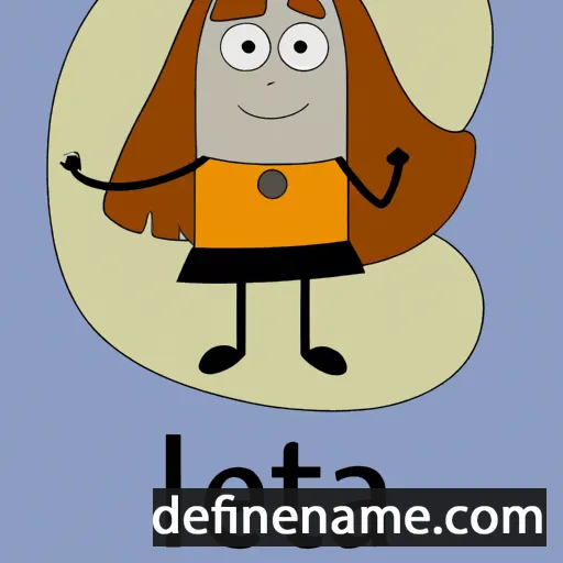 cartoon of the name Leta