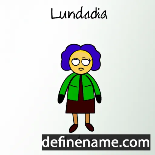 Leudesinda cartoon