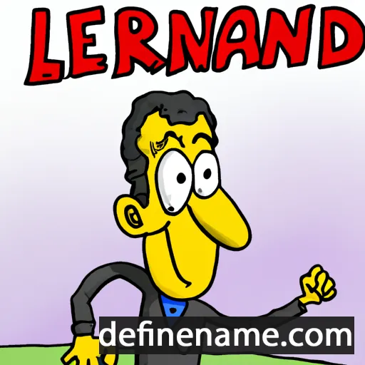 Leunard cartoon