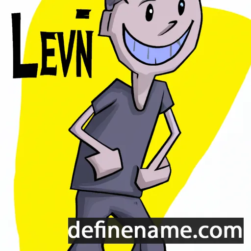 cartoon of the name Levin